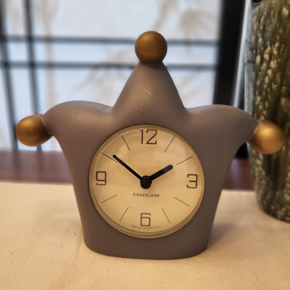 80s Karllsson Longford Designed Jester Clock - Works great!